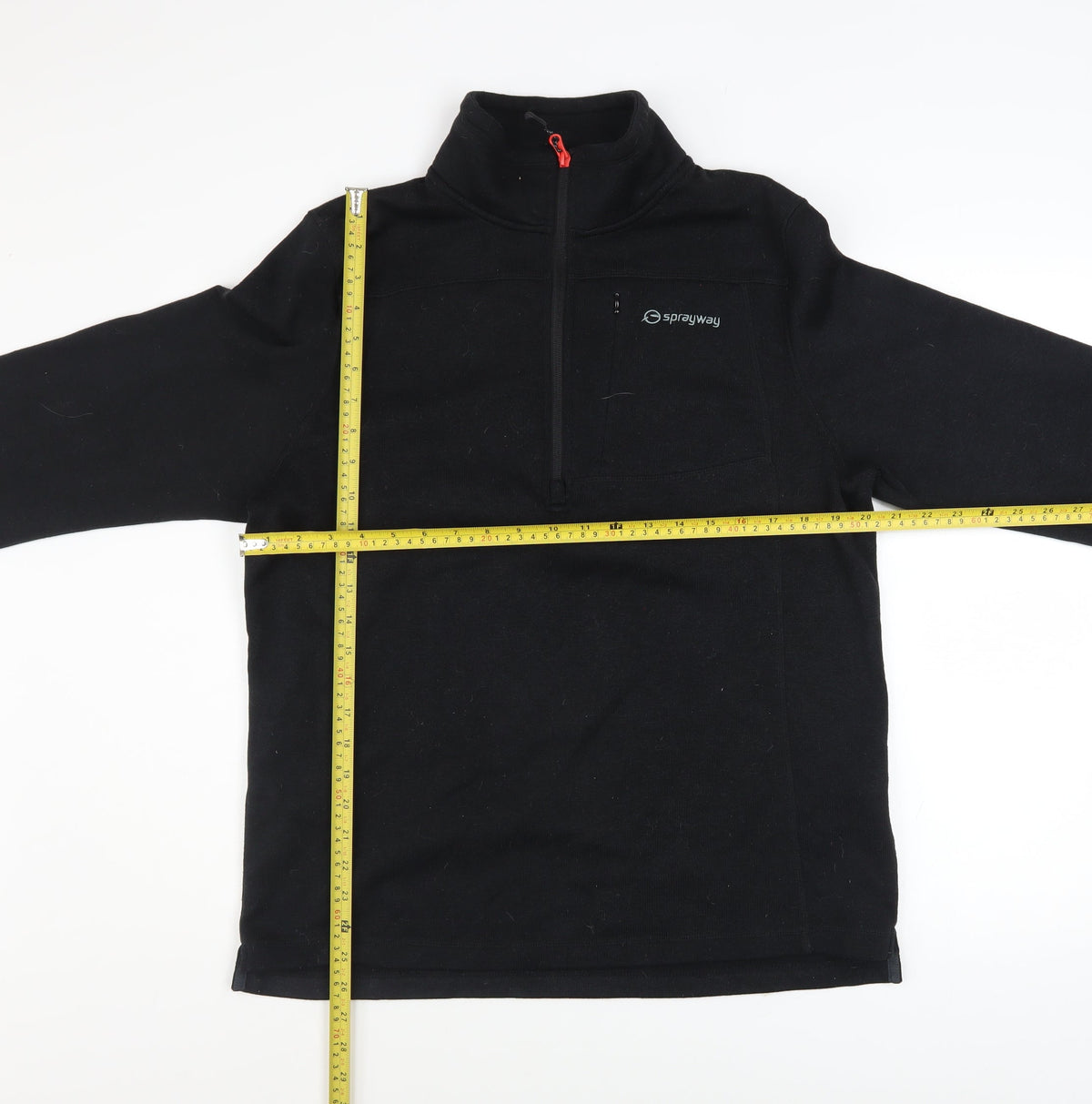 Mens UK Size L Sprayway Black Pullover Sweatshirt