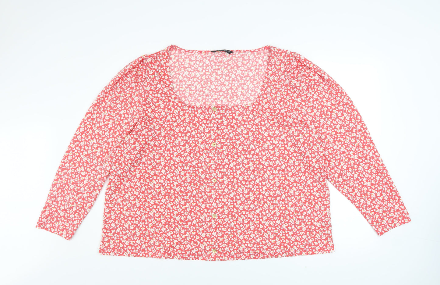 Womens UK Size 2XL St. Bernard for Dunnes Stores Pink Basic Blouse