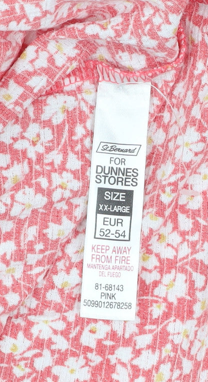Womens UK Size 2XL St. Bernard for Dunnes Stores Pink Basic Blouse