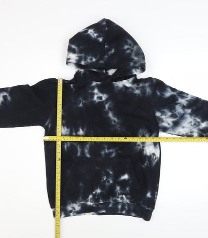 Boys UK Size 11-12 Years H&M Black Pullover Hoodie
