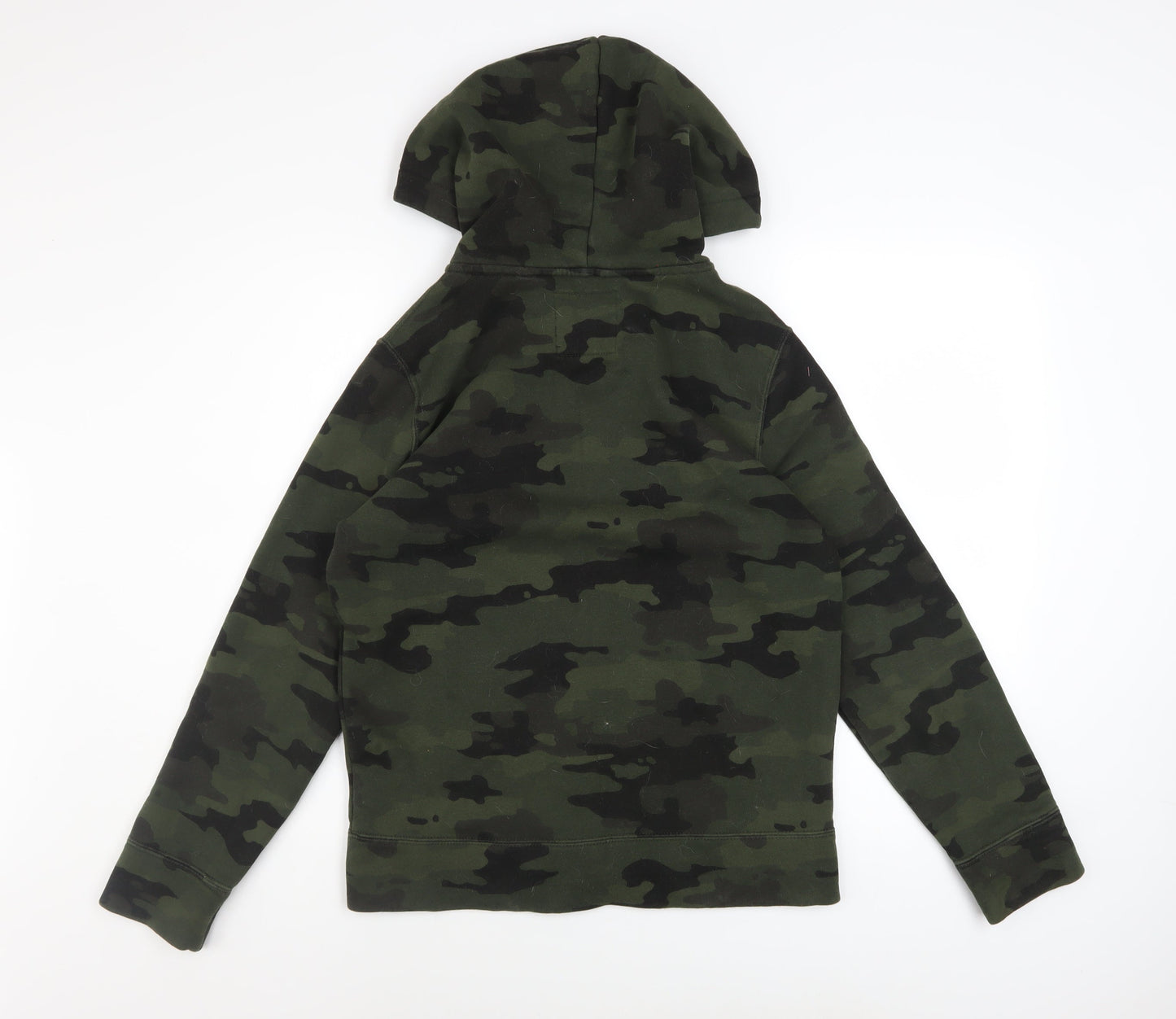 Mens UK Size XS Hollister Green Full Zip Hoodie
