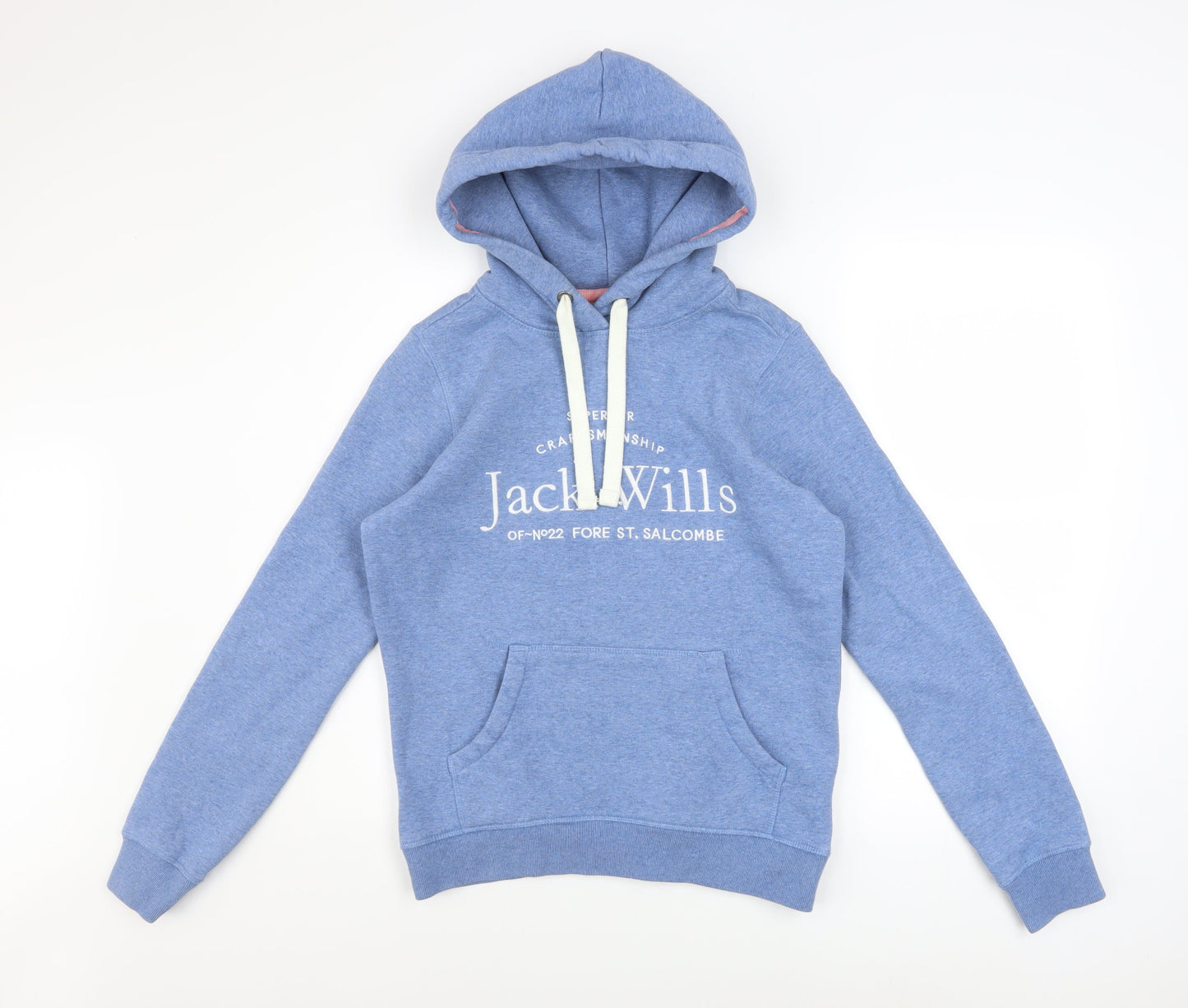 Womens UK Size 6 Jack Wills Blue Pullover Hoodie
