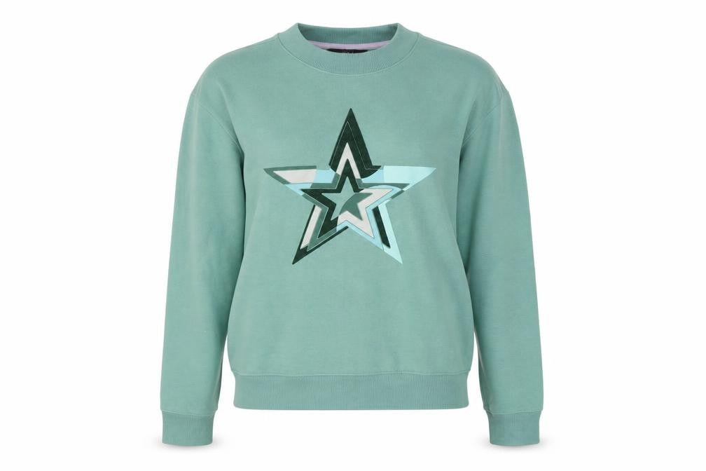 Womens UK Size S NEXT Green Pullover Sweatshirt