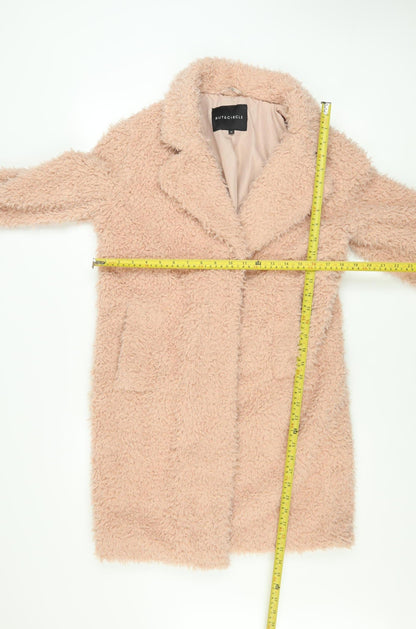 Womens UK Size M RUT&CIRCLE Beige Overcoat