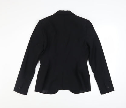 Womens UK Size 10 Zara Regular Black Blazer