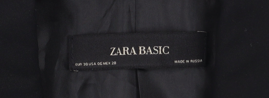 Womens UK Size 10 Zara Regular Black Blazer