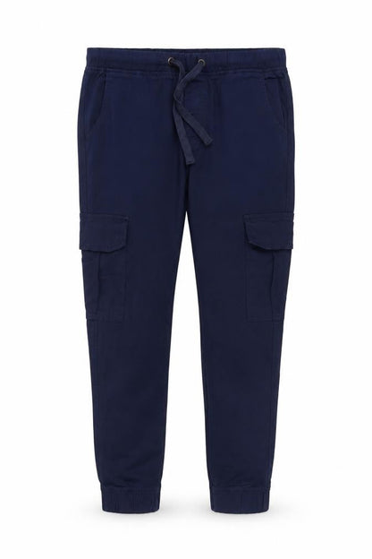 Mens UK Size 34 Avalanche Regular Fit Cargo Blue Trousers