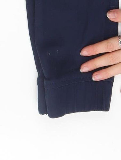 Mens UK Size 34 Avalanche Regular Fit Cargo Blue Trousers