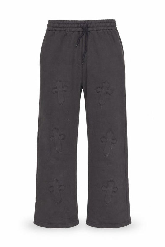 Womens UK Size 8 Paris Regular Fit Sweatpants Black Trousers