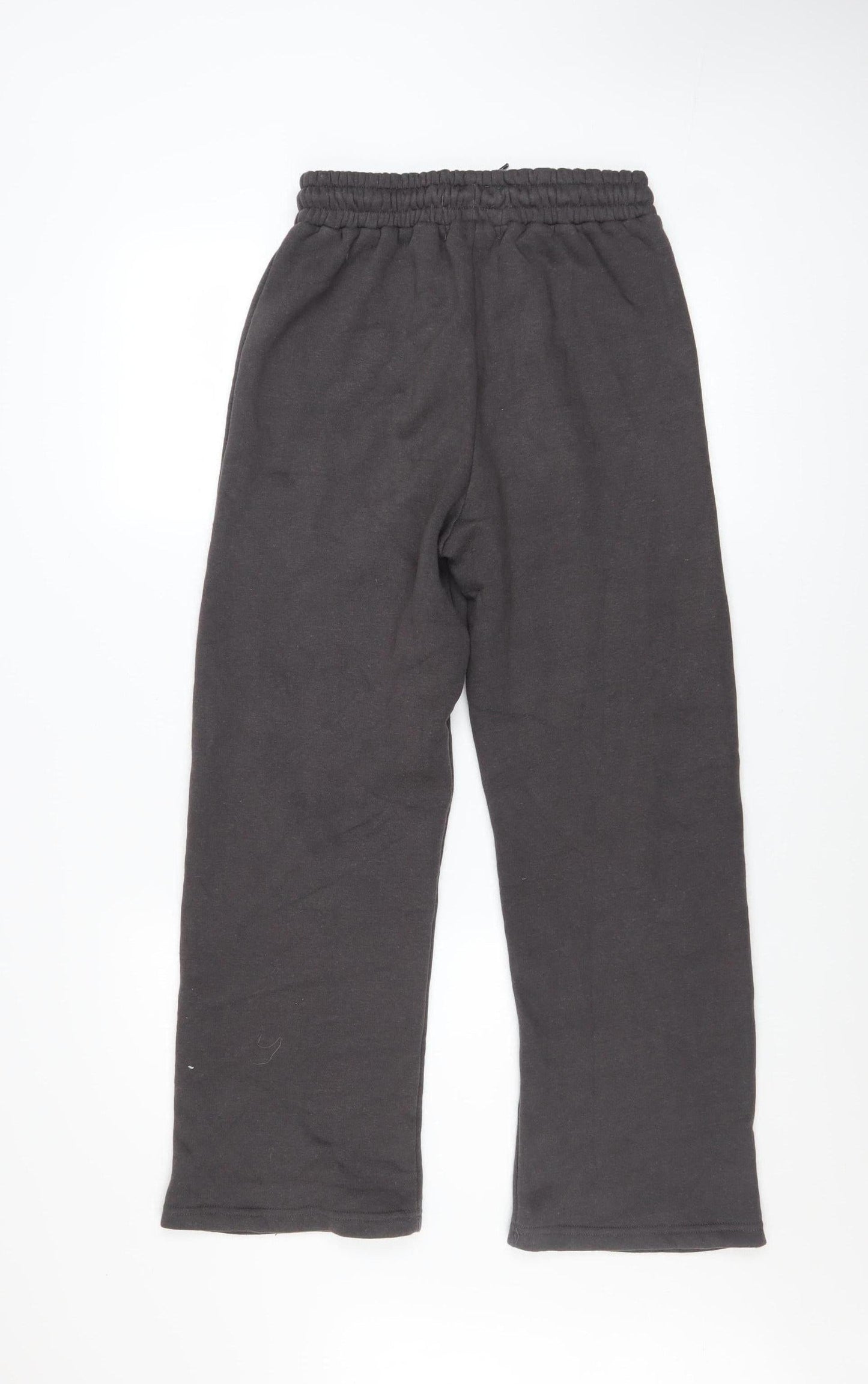 Womens UK Size 8 Paris Regular Fit Sweatpants Black Trousers