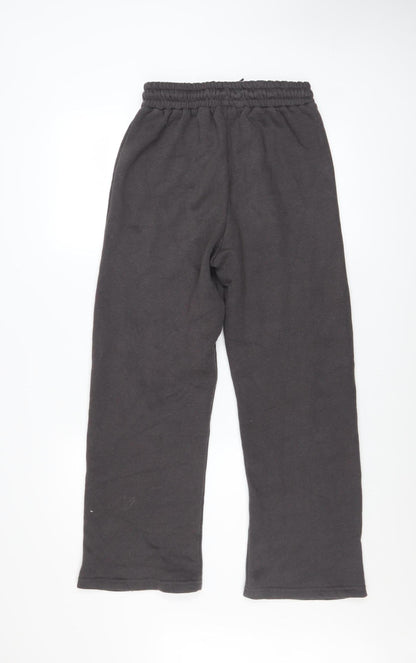 Womens UK Size 8 Paris Regular Fit Sweatpants Black Trousers