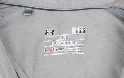 Mens UK Size L Under armour Polyester Blend Polo Shirt