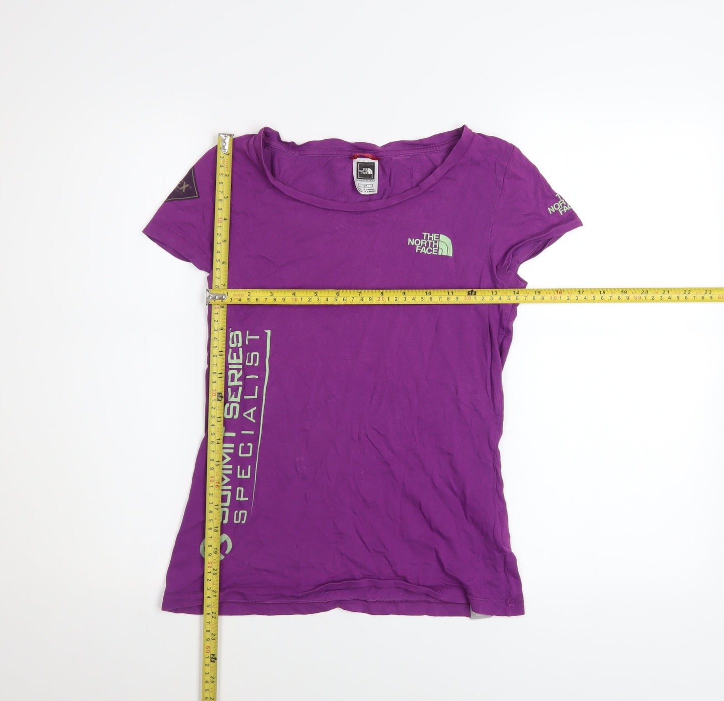 Womens UK Size S The North Face Purple Basic T-Shirt