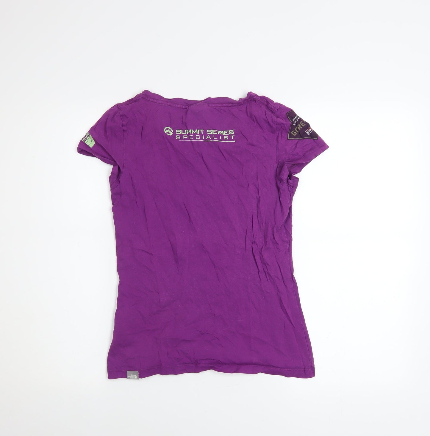 Womens UK Size S The North Face Purple Basic T-Shirt