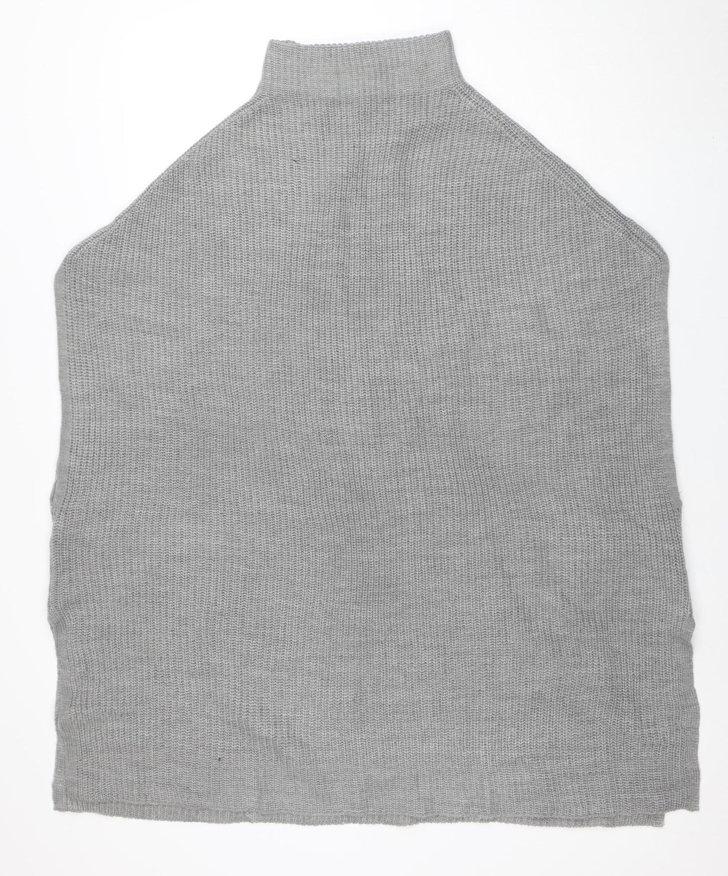 Womens UK Size 18-20 Yours Grey Cape Jumper