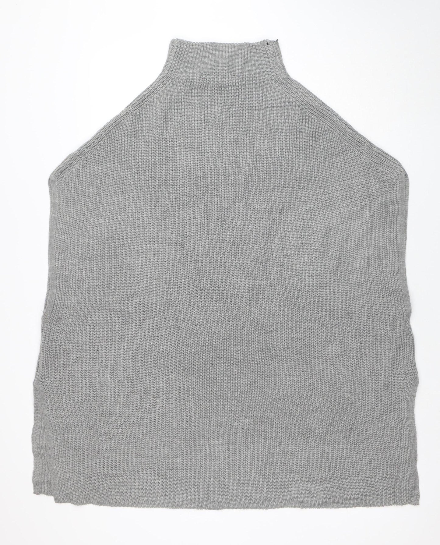 Womens UK Size 18-20 Yours Grey Cape Jumper
