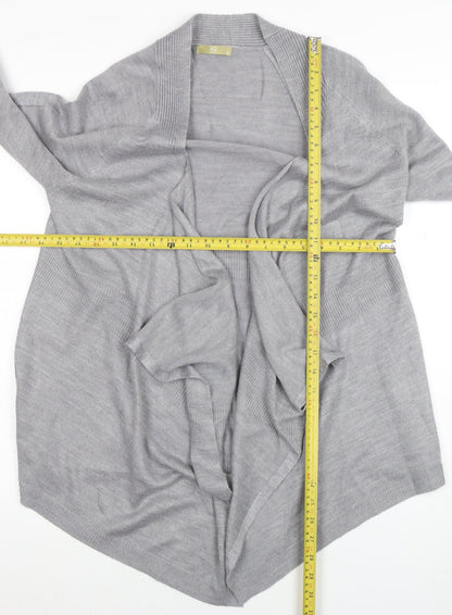 TU Women’s Grey Knit Long Sleeve Open Cardigan Size 12