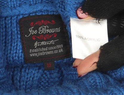Womens UK Size 10 Joe Browns Blue Pullover Jumper