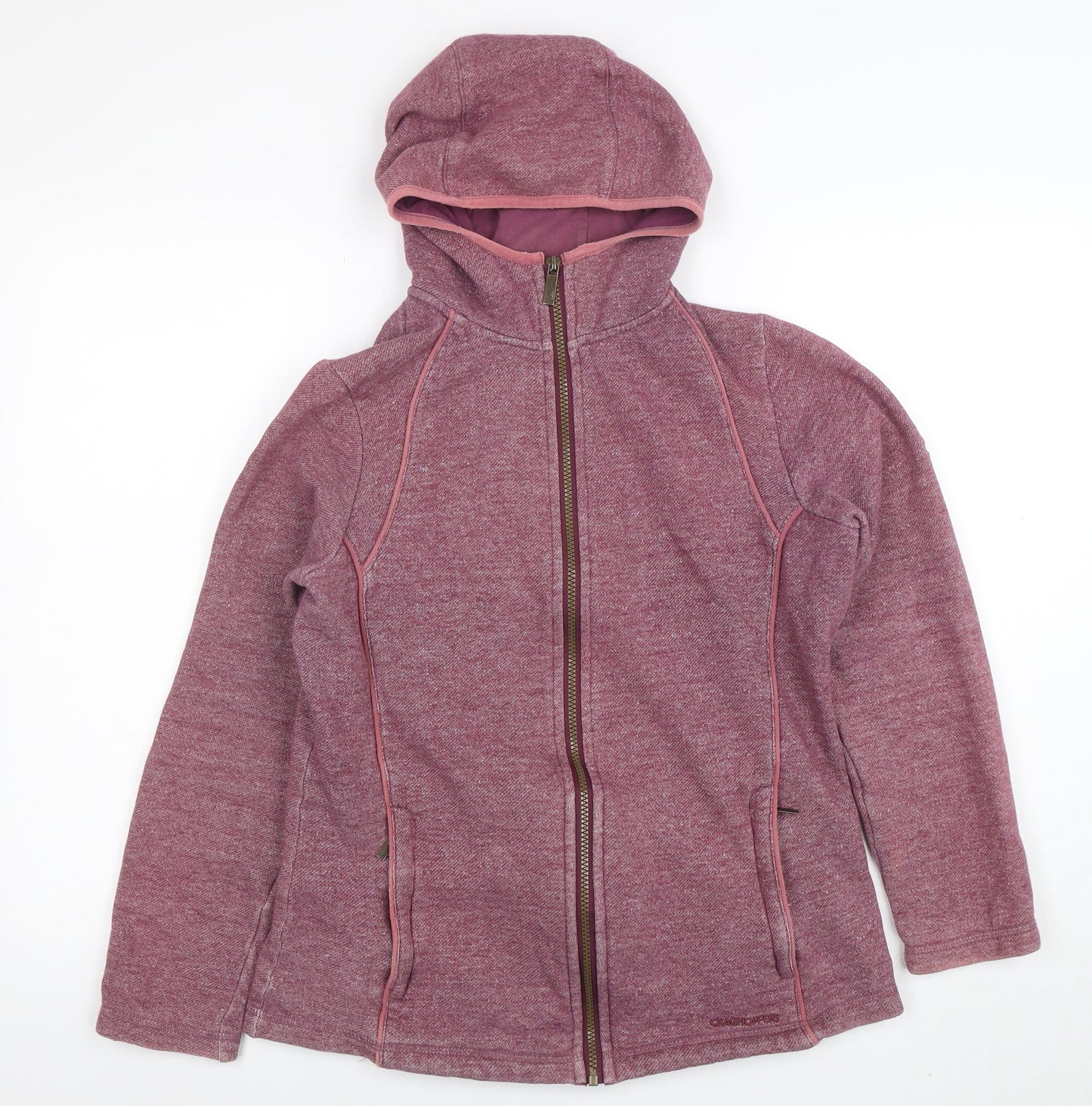 Womens UK Size 12 Craghoppers Purple Full Zip Hoodie