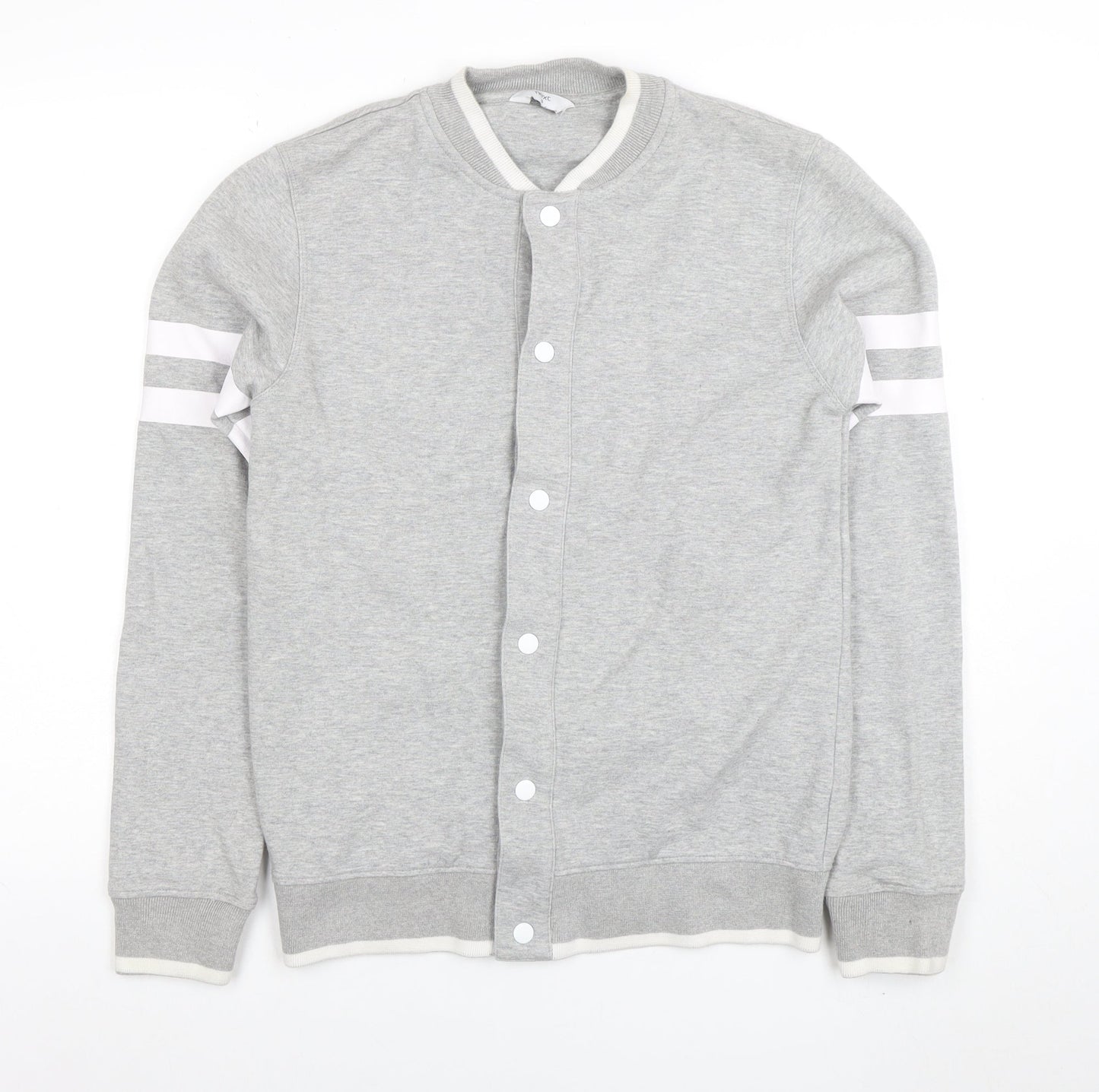 Mens UK Size S NEXT Grey Cardigan Sweatshirt