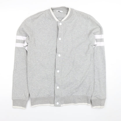 Mens UK Size S NEXT Grey Cardigan Sweatshirt