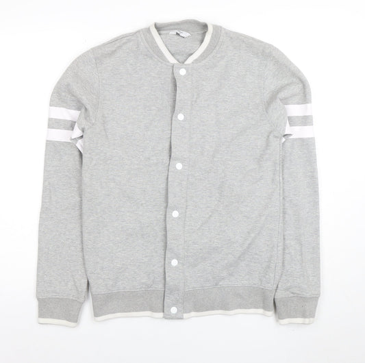 Mens UK Size S NEXT Grey Cardigan Sweatshirt