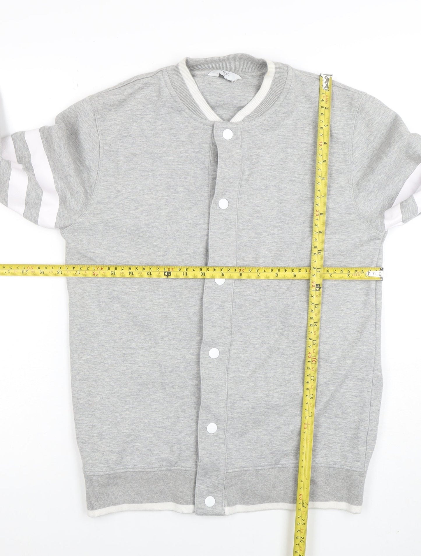 Mens UK Size S NEXT Grey Cardigan Sweatshirt