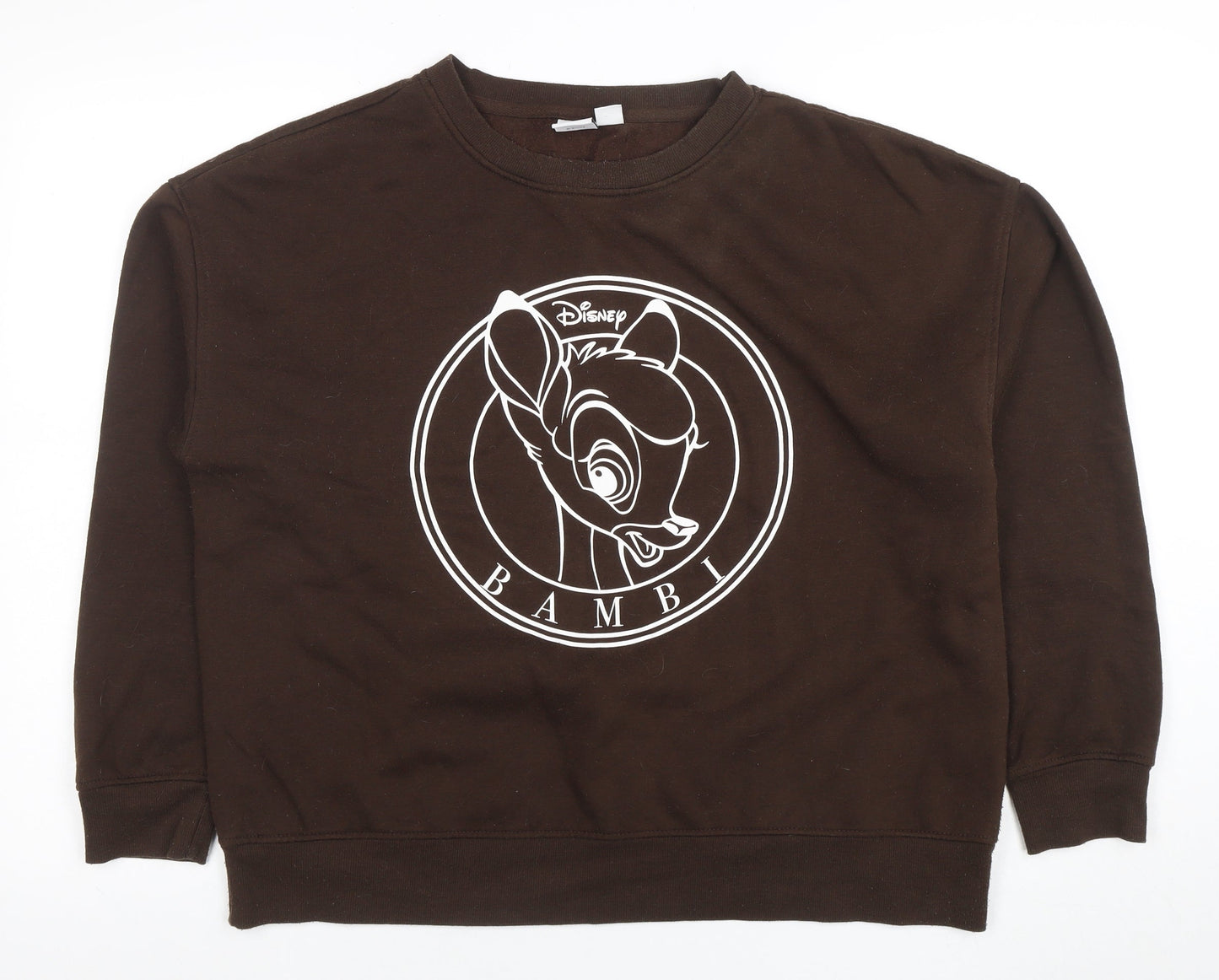 Womens UK Size M Disney Brown Pullover Sweatshirt