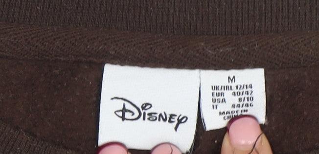 Womens UK Size M Disney Brown Pullover Sweatshirt