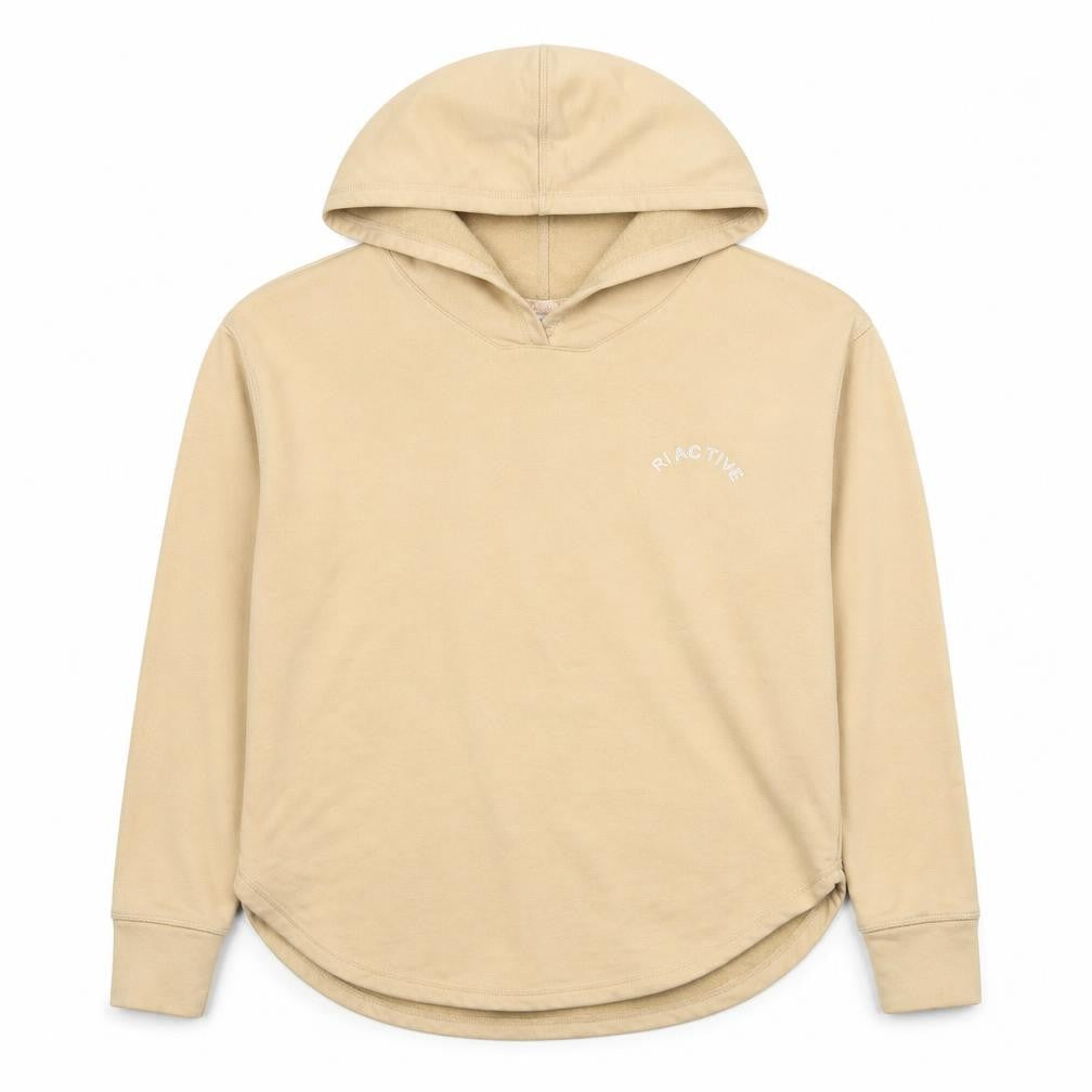 Womens UK Size M River Island Beige Pullover Hoodie