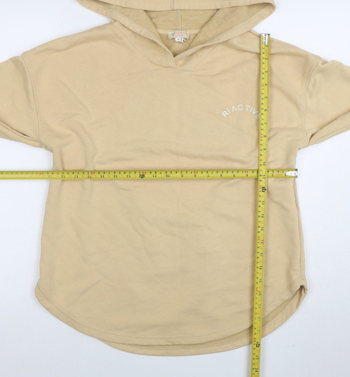 Womens UK Size M River Island Beige Pullover Hoodie