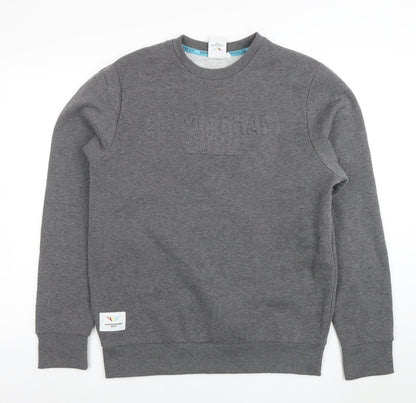 Mens UK Size L Commonwealth Games Grey Pullover Sweatshirt
