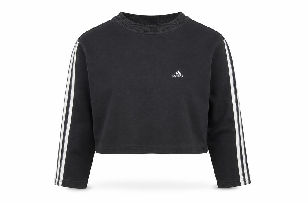 Womens UK Size S adidas Black Pullover Sweatshirt
