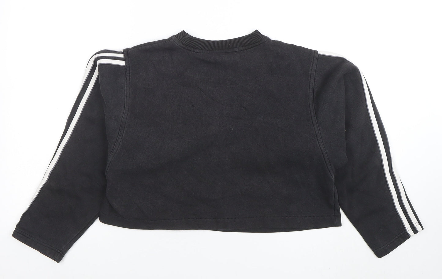Womens UK Size S adidas Black Pullover Sweatshirt