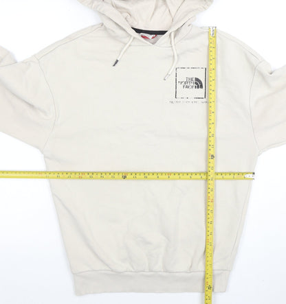 Womens UK Size S The North Face Beige Pullover Hoodie