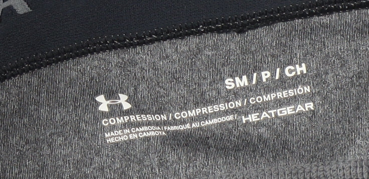 Womens UK Size S Under armour Slim Fit Compression Grey Leggings