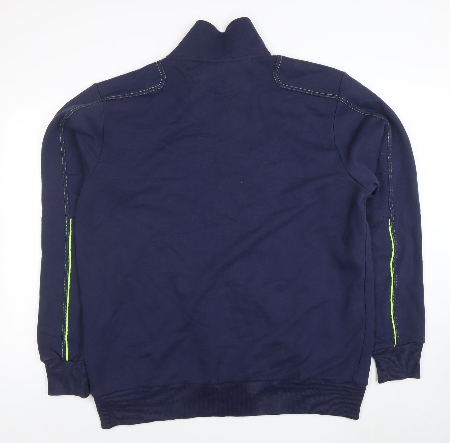Mens UK Size 2XL Fristads Kansas Blue Full Zip Sweatshirt