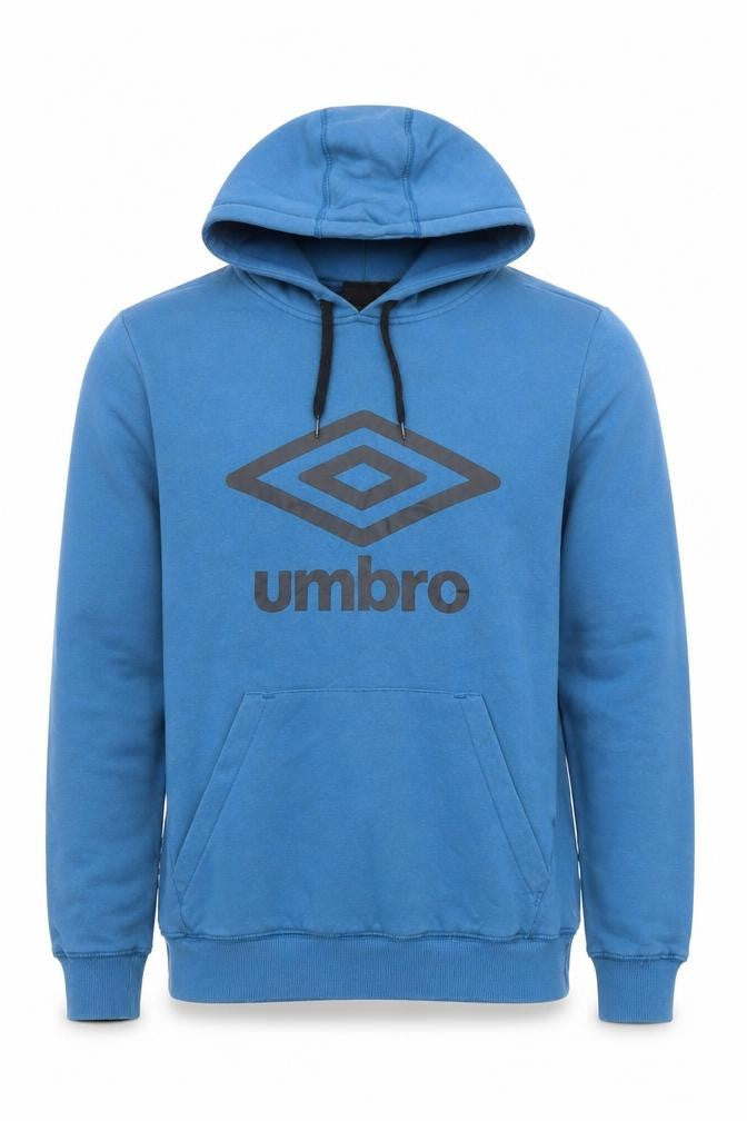 Mens UK Size S Umbro Blue Pullover Hoodie