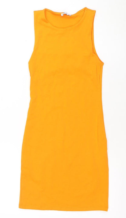Womens UK Size S Zara Bodycon Dress