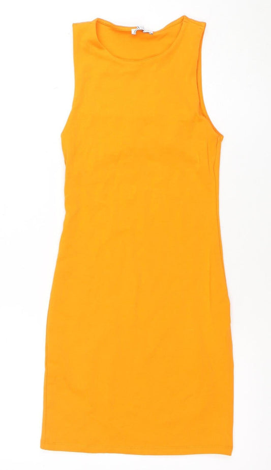 Womens UK Size S Zara Bodycon Dress