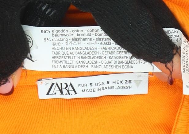 Womens UK Size S Zara Bodycon Dress
