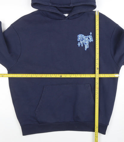 Womens UK Size S Forena Blue Pullover Hoodie