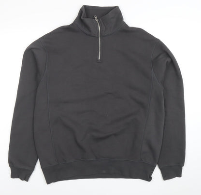 Womens UK Size 12 Zara Black Pullover Sweatshirt