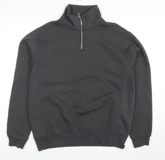 Womens UK Size 12 Zara Black Pullover Sweatshirt