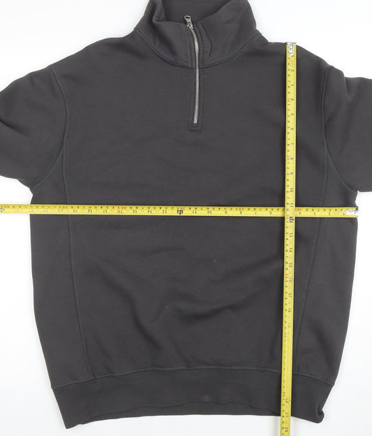 Womens UK Size 12 Zara Black Pullover Sweatshirt