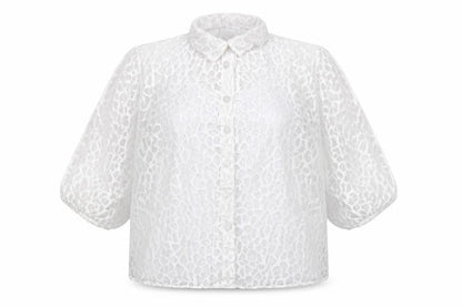 Womens UK Size 14 SAVIION White Tunic Blouse