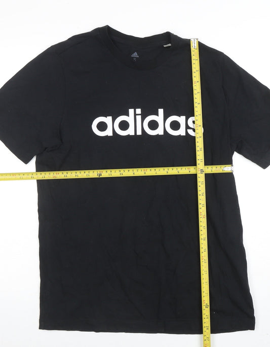 Mens UK Size S adidas Black  T-Shirt