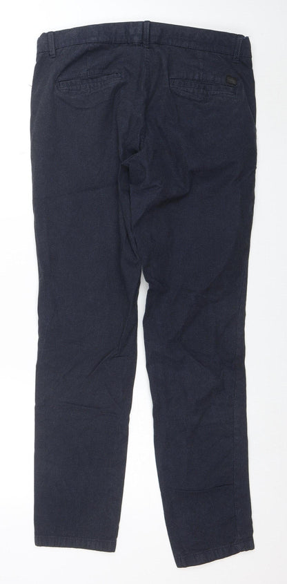 Mens UK Size 34 JACK & JONES Slim Fit Chino Blue Trousers
