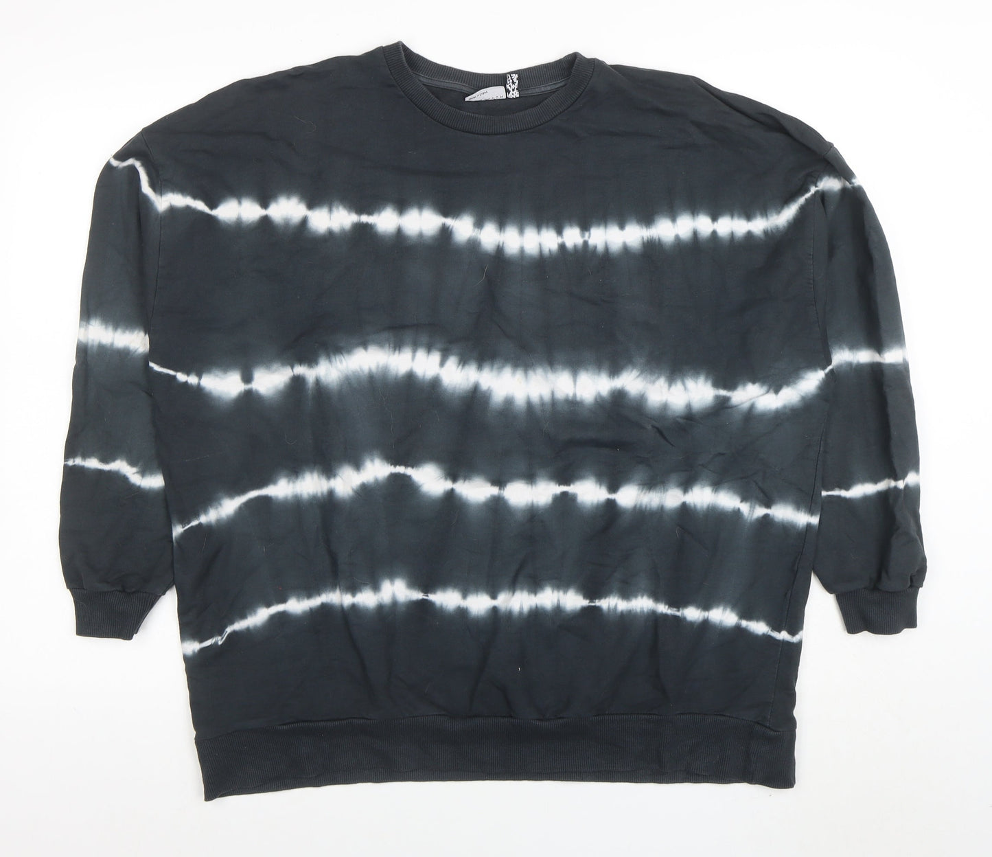 Womens UK Size 10 ASOS Black Pullover Sweatshirt