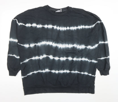 Womens UK Size 10 ASOS Black Pullover Sweatshirt